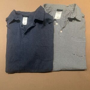 Patagonia Bundle Navy and Striped Polo Shirts